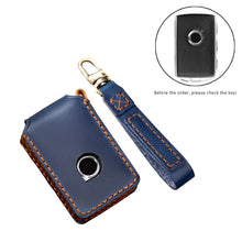 Load image into Gallery viewer, Hallmo Car Cowhide Leather Key Protective Cover Key Case for New Volvo, For New Volvo