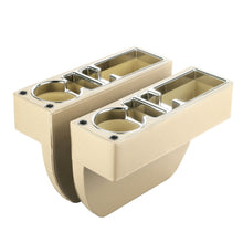 Load image into Gallery viewer, Car Multi-functional Console PU Leather Box Cup Holder Seat Gap Side Storage Box, Storage Box (Black), Storage Box (Beige), Storage Box (Brown)