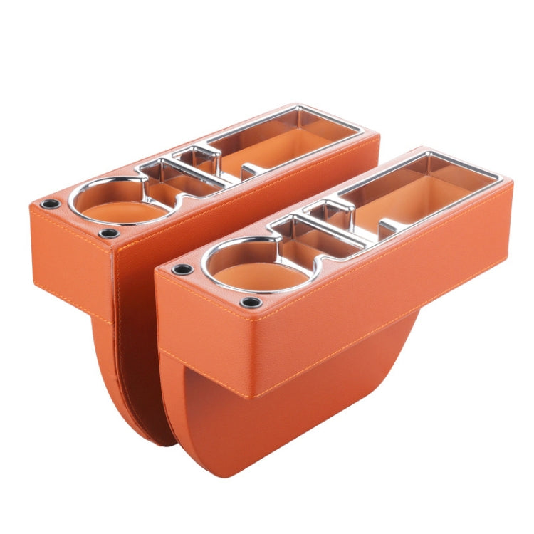 Car Multi-functional Console PU Leather Box Cup Holder Seat Gap Side Storage Box, Storage Box (Black), Storage Box (Beige), Storage Box (Brown)