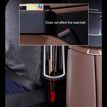 Load image into Gallery viewer, Car Multi-functional Wireless Fast Charge Console PU Leather Box Cup Holder Seat Gap Side Storage Box, Wireless Fast Charge (Black), Wireless Fast Charge (Beige), Wireless Fast Charge (Brown)