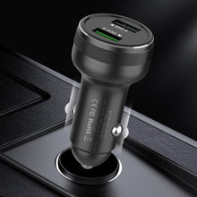Load image into Gallery viewer, Dual USB 66W Car Flash Charger for OPPO / Huawei, 66W (Red), 66W (Black), 66W (Silver)