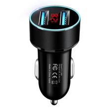 Load image into Gallery viewer, JMG-C016A 5V 3.1A Car Dual USB Charger with LED Display, JMG-C016A (Black), JMG-C016A (Gold), JMG-C016A (Blue), JMG-C016A (Red), JMG-C016A (Silver)