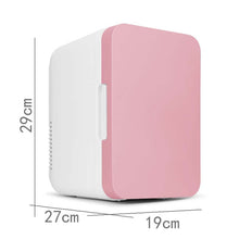 Load image into Gallery viewer, 8L 37-48W Car / Home Mini Refrigerator, EU Plug, Pink, Blue, White