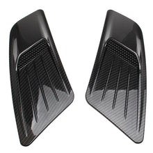 Load image into Gallery viewer, 2 PCS Car Decorative Air Flow Intake Scoop Bonnet Side Fender Vent Hood Set for Ford Mustang 2015-2017, Carbon Fiber, For Ford Mustang 2015-2017, Carbon Fiber