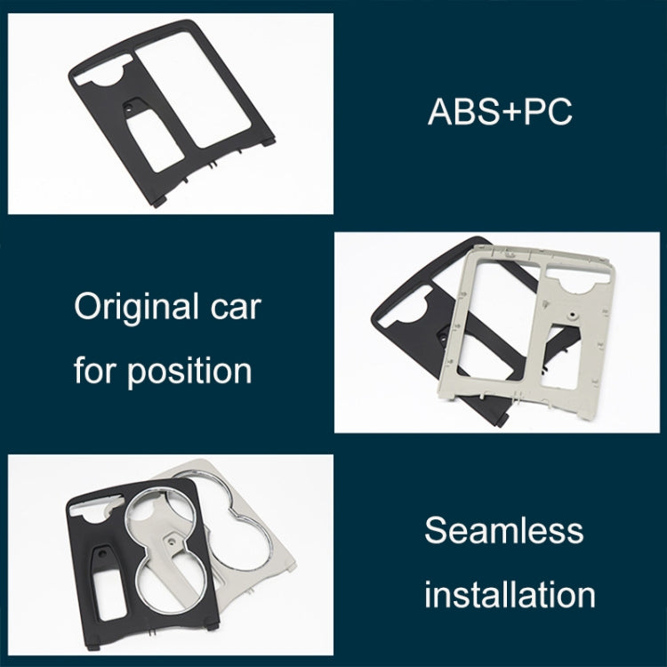 Car Central Control Storage Box Square Cover 2046800107 for Mercedes-Benz C-Class W204 2007-2014, Left Driving, Square (Black), Square (Grey), Square (Beige)