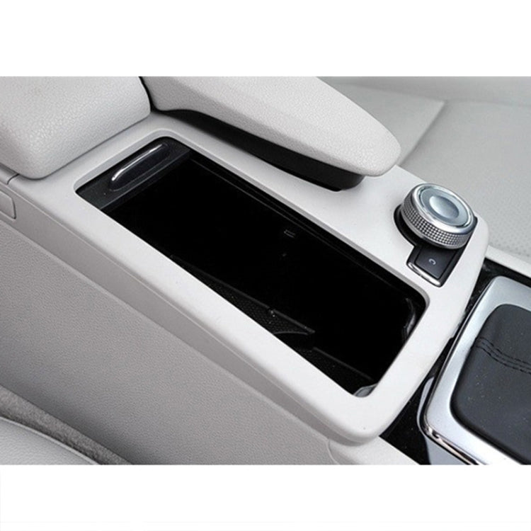 Car Central Control Storage Box Square Cover 2046800107 for Mercedes-Benz C-Class W204 2007-2014, Left Driving, Square (Black), Square (Grey), Square (Beige)