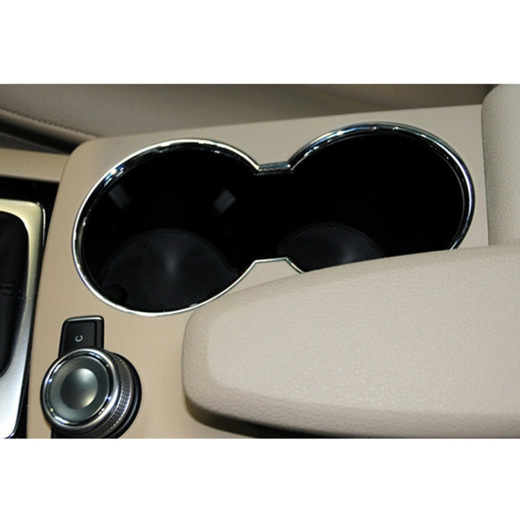 Car Carbon Fiber Central Control Storage Box Round Cover 2046800107 for Mercedes-Benz C-Class W204 2007-2014, Left Driving, Round Carbon Fiber
