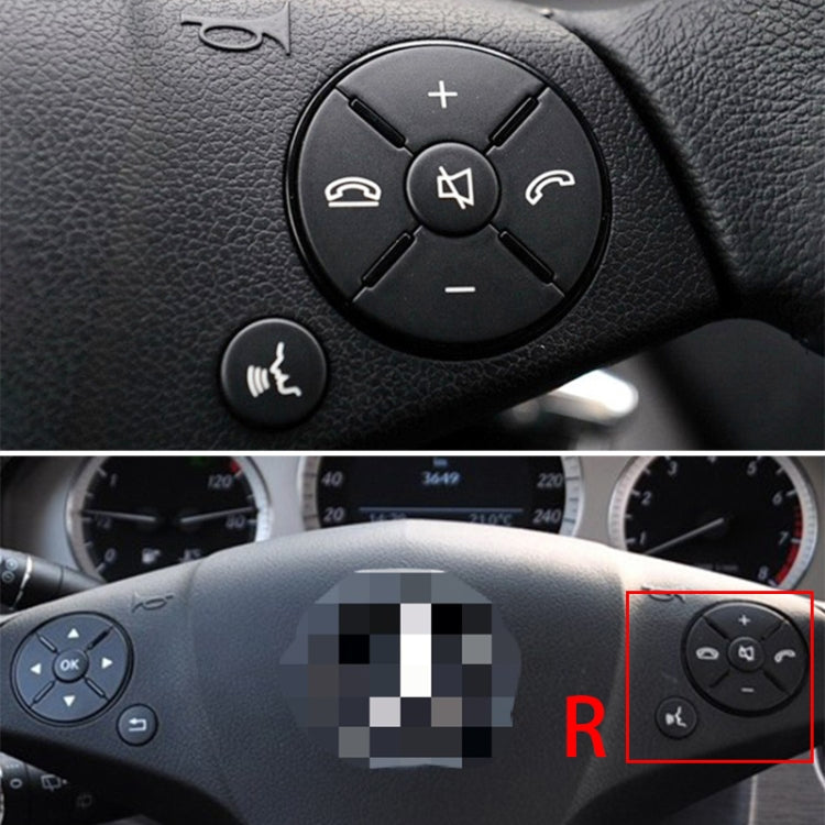 Car Multi-functional Steering Wheel Right Switch Button for Mercedes-Benz W204 / W212 / X204 2008-2015, Left and Right Drive Universal, Right Switch Button (Black), Right Switch Button (Grey), Right Switch Button (Beige), Right Switch Button (Brown)