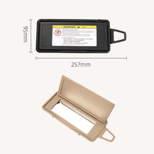 Load image into Gallery viewer, Car Front Row Left Sun Visor Makeup Mirror for Mercedes-Benz S Class W220 1998-2005, Left and Right Drive Universal, Left (Black), Left (Grey), Left (Beige)