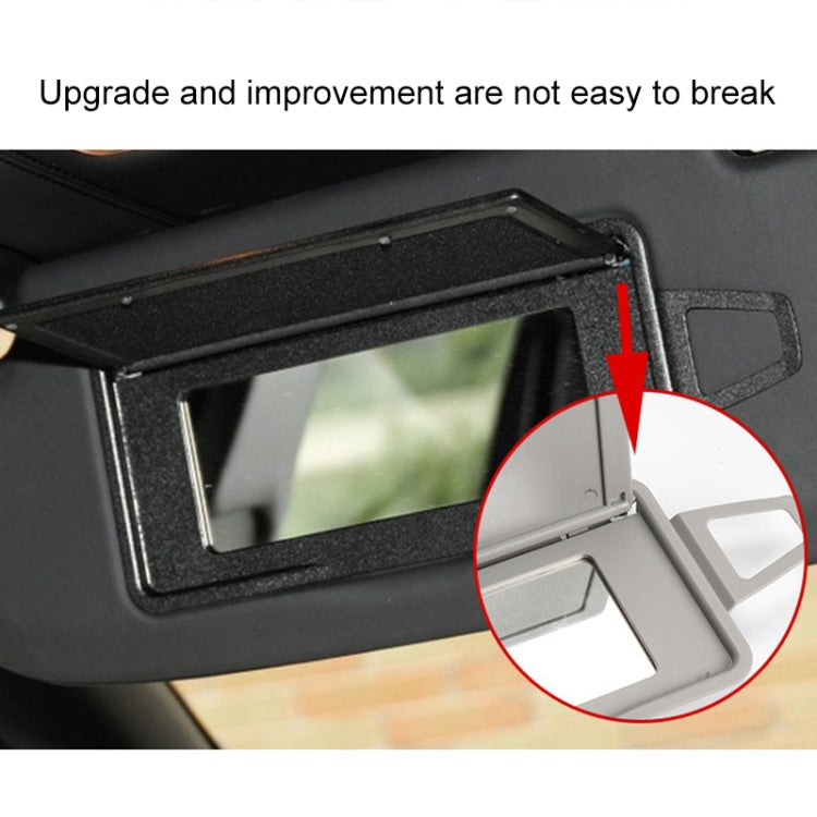 Car Front Row Right Sun Visor Makeup Mirror for Mercedes-Benz S Class W220 1998-2005, Left and Right Drive Universal, Right (Black), Right (Grey), Right (Beige)