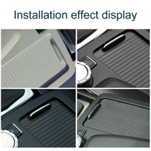 Load image into Gallery viewer, Car Water Cup Holder Roller Blind Zipper Storage Box Trim for Mercedes-Benz W204 / W212 2008-2015, For Mercedes-Benz (Black), For Mercedes-Benz (Grey), For Mercedes-Benz (Beige)