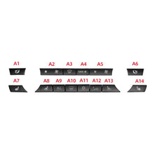 Load image into Gallery viewer, Car Air Conditioner Panel Switch Button 14-button 61319313923 for BMW F10 / F07 / F02, 14-button