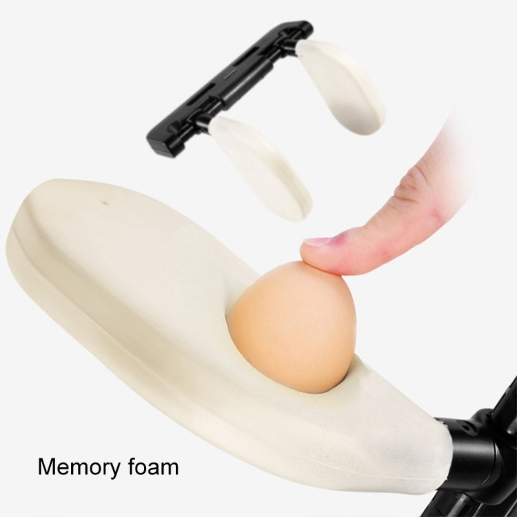 A02 Adjustable Car Auto U-shaped Memory Foam Neck Rest Cushion Seat Pillow, A02 (Black), A02 (Beige)