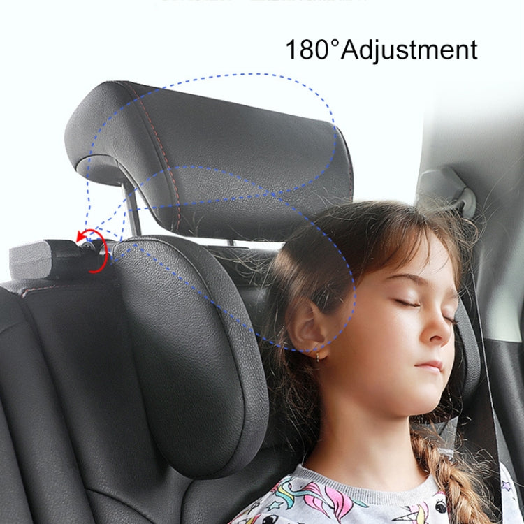 A02 Adjustable Car Auto U-shaped Memory Foam Neck Rest Cushion Seat Pillow, A02 (Black), A02 (Beige)