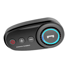 Load image into Gallery viewer, K10 Motorcycle Bluetooth Helmet Headset, Black Hard Pole Microphone, Carbon Fiber Hard Pole Microphone, Carbon Fiber Hidden Microphone, Black Hard Pole Microphone, Black Hidden Microphone, White Hidden Microphone, White Hard Pole Microphone
