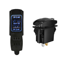 Load image into Gallery viewer, Car 4.8A Double-sided Mobile Phone Charger, 4.8A