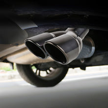 Load image into Gallery viewer, Universal Car Styling Stainless Steel Elbow Exhaust Tail Muffler Tip Pipe, Inside Diameter: 7.2cm, Elbow Inside Diameter: 7.2cm (Grey), Elbow Inside Diameter: 7.2cm (Blue), Elbow Inside Diameter: 7.2cm (Silver)