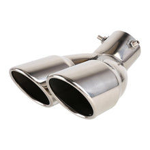 Load image into Gallery viewer, Universal Car Styling Stainless Steel Elbow Exhaust Tail Muffler Tip Pipe, Inside Diameter: 7.2cm, Elbow Inside Diameter: 7.2cm (Grey), Elbow Inside Diameter: 7.2cm (Blue), Elbow Inside Diameter: 7.2cm (Silver)