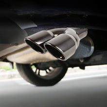 Load image into Gallery viewer, Universal Car Styling Stainless Steel Straight Exhaust Tail Muffler Tip Pipe, Inside Diameter: 6cm, Straight Inside Diameter: 6cm (Grey), Straight Inside Diameter: 6cm (Blue), Straight Inside Diameter: 6cm(Silver)