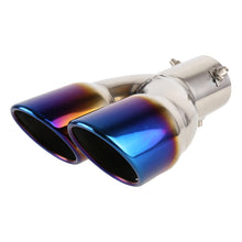 Load image into Gallery viewer, Universal Car Styling Stainless Steel Straight Exhaust Tail Muffler Tip Pipe, Inside Diameter: 6cm, Straight Inside Diameter: 6cm (Grey), Straight Inside Diameter: 6cm (Blue), Straight Inside Diameter: 6cm(Silver)