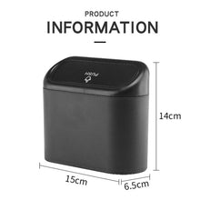 Load image into Gallery viewer, Vehicle Trash Can Bin Rubbish Bin Organizer Car-mounted Trash Storage Box, Trash Can Bin