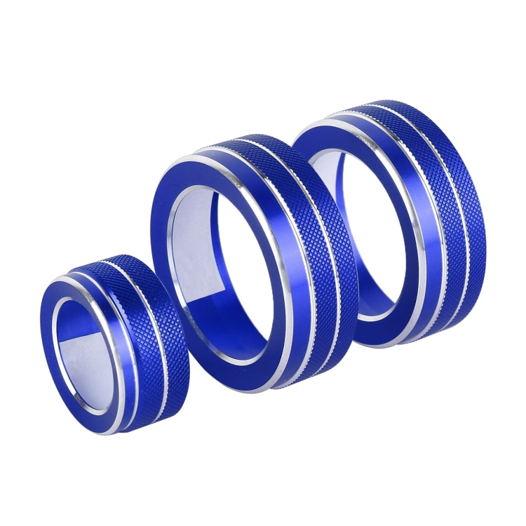 3 PCS Car Metal Air Conditioner Knob Case for Honda CR-V 2017-2021, For Honda CR-V 2017-2021 (Blue), For Honda CR-V 2017-2021 (Red), For Honda CR-V 2017-2021 (Silver)