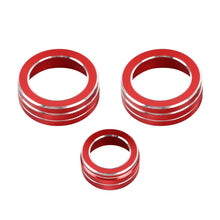 Load image into Gallery viewer, 3 PCS Car Metal Air Conditioner Knob Case for Honda CR-V 2017-2021, For Honda CR-V 2017-2021 (Blue), For Honda CR-V 2017-2021 (Red), For Honda CR-V 2017-2021 (Silver)