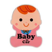 Load image into Gallery viewer, Baby in Car Free Sticker Warning Sticker, Baby in Car Warning Sticker