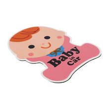 Load image into Gallery viewer, Baby in Car Free Sticker Warning Sticker, Baby in Car Warning Sticker