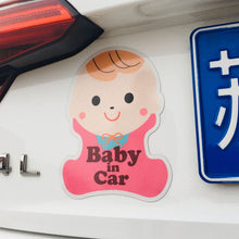 Load image into Gallery viewer, Baby in Car Free Sticker Warning Sticker, Baby in Car Warning Sticker