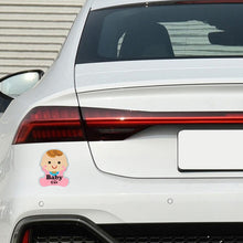Load image into Gallery viewer, Baby in Car Free Sticker Warning Sticker, Baby in Car Warning Sticker