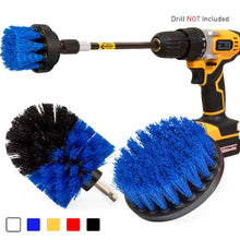 Load image into Gallery viewer, 4 in 1 Floor Wall Window Glass Cleaning Descaling Electric Drill Brush Head Set, Random Color Delivery, 4 in 1