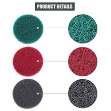 Load image into Gallery viewer, 13 in 1 4 inch Sponge Scouring Pad Floor Wall Window Glass Cleaning Descaling Electric Drill Brush Head Set, 13 in 1