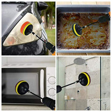 Load image into Gallery viewer, 13 in 1 4 inch Sponge Scouring Pad Floor Wall Window Glass Cleaning Descaling Electric Drill Brush Head Set, 13 in 1