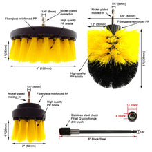 Load image into Gallery viewer, 37 in 1 Floor Wall Window Glass Cleaning Descaling Electric Drill Brush Head Set, 37 in 1