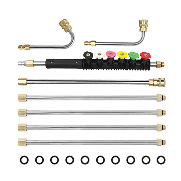 8 in 1 Car Wash High Pressure Spray Nozzle Cleaning Extension Rod, 8 in 1 Spray Nozzle