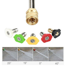 Load image into Gallery viewer, 8 in 1 Car Wash High Pressure Spray Nozzle Cleaning Extension Rod, 8 in 1 Spray Nozzle