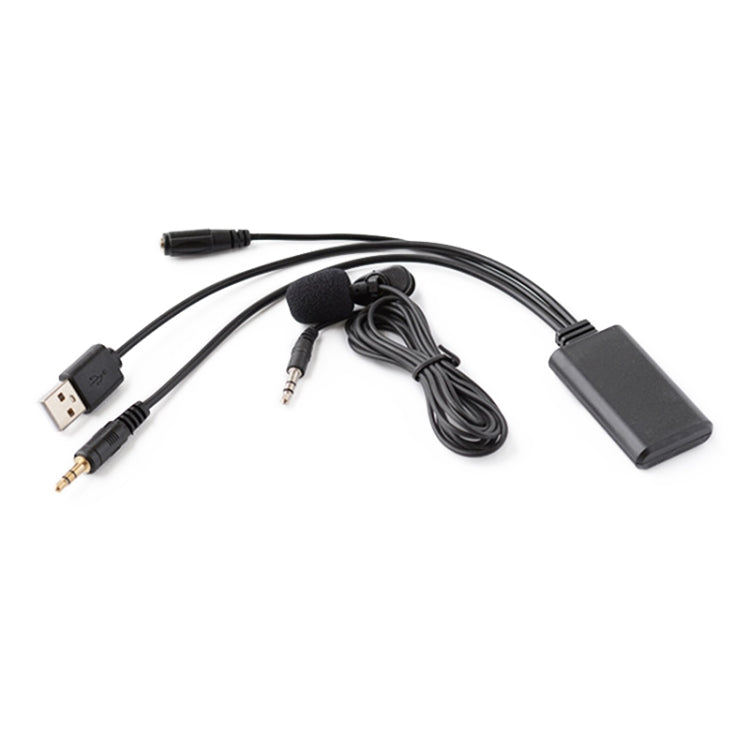 Car AUX Music + MIC Bluetooth Phone Cable, Cable Length: 1.5m, Car AUX Cable
