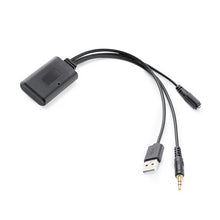 Load image into Gallery viewer, Car AUX Music + MIC Bluetooth Phone Cable, Cable Length: 1.5m, Car AUX Cable
