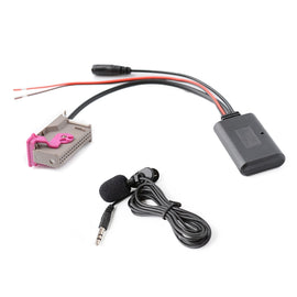 Car RNS-E 32PIN Bluetooth Music + MIC Call AUX Audio Cable for Audi A3 A4 A6 A8 TT R8, For Audi A3 A4