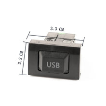 Load image into Gallery viewer, Car Center Console CD Reserved Position Modified USB Port 3.3x2.3cm for Volkswagen / Audi / Skoda, 3.3 x 2.3cm