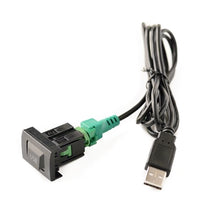 Load image into Gallery viewer, Car Center Console CD Reserved Position Modified 3.3 x 2.3cm USB Interface Conversion Cable  for Volkswagen / Audi / Skoda, Cable Length: 1m, 3.3 x 2.3cm, USB Cable Length: 1m