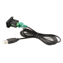 Load image into Gallery viewer, Car Center Console CD Reserved Position Modified 3.3 x 2.3cm USB Interface Conversion Cable  for Volkswagen / Audi / Skoda, Cable Length: 1m, 3.3 x 2.3cm, USB Cable Length: 1m