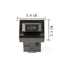 Load image into Gallery viewer, Car Center Console CD Reserved Position Modified USB Port 2.6x2.3cm for Volkswagen / Audi / Skoda, 2.6x2.3cm