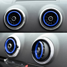 Load image into Gallery viewer, 4 PCS / Set Air Conditioning Vent Metal Decorative Ring for Audi A1, For Audi A1