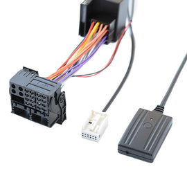 Car AUX Bluetooth Audio Cable + MIC for BMW E60 E63, For BMW E60 E63(MIC)