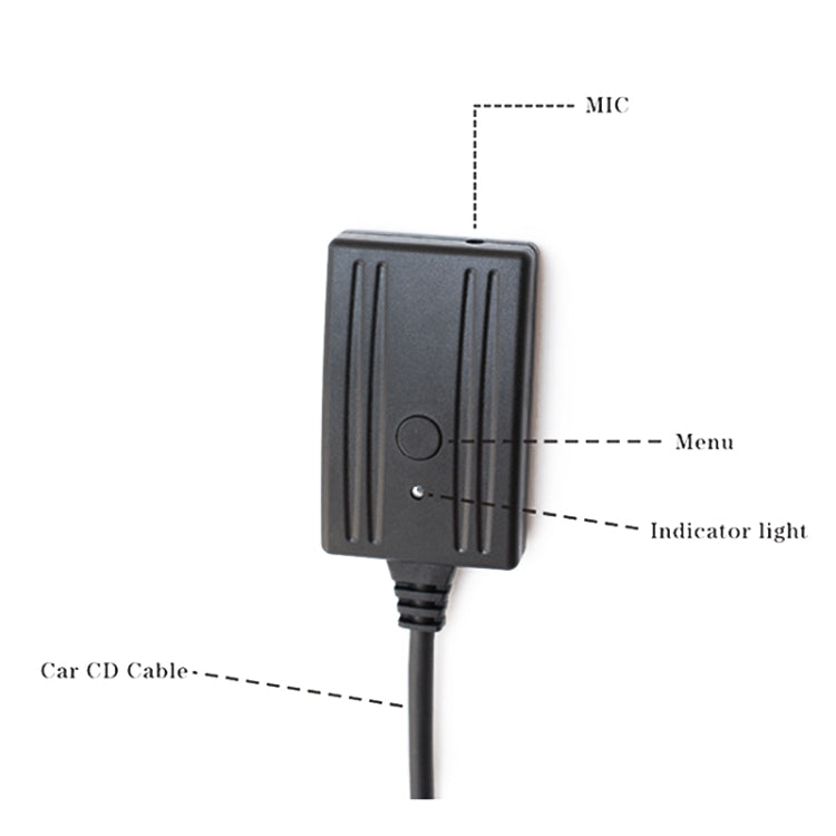 Car Bluetooth Music Audio Cable + MIC for Ford Fiesta / Focus / Mondeo / Puma, For Ford Mondeo / Puma