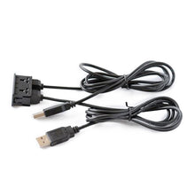 Load image into Gallery viewer, Car Universal Modified Dual USB Interface Charging Cable Switch Holder for Alpine / Pioneer, USB+USB