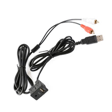 Load image into Gallery viewer, Car Universal Modified USB AUX Extension Cable USB+2RCA Lotus Male Switch Holder for Alpine / Pioneer, USB AUX Extension Cable