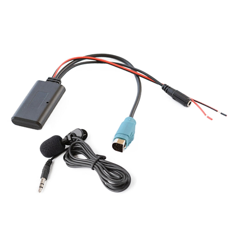 Car AUX Bluetooth Wireless Music Audio Cable + MIC for Alpine Kce-237b 123E 101E 102E 105E 117J 305S, For Alpine Kce-237b 123E